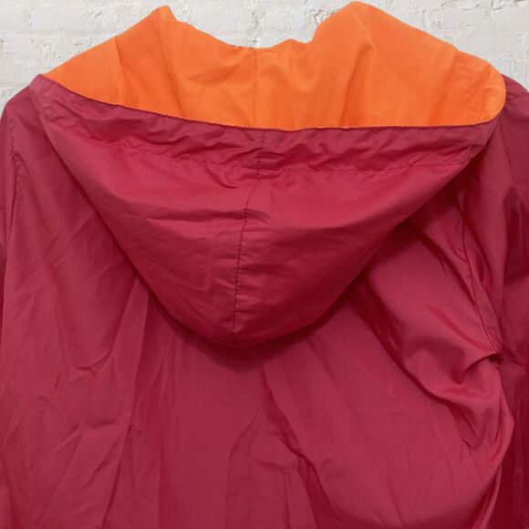Juan Valdez Windbreaker M Pink Orange Colombia Anorak Pullover Jacket - Picture 4 of 16